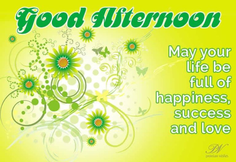 Good Afternoon Wishes