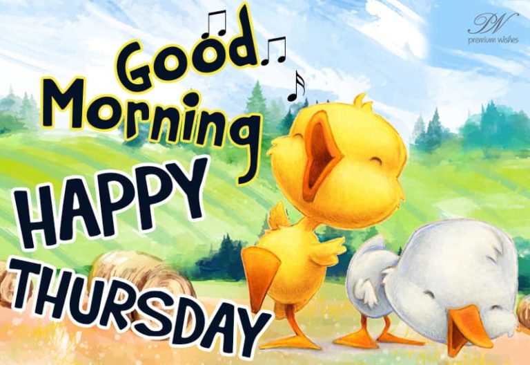 Happy Thursday – Good Morning – Enjoy the day ahead