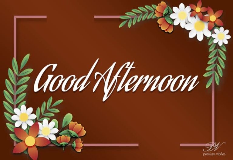 Good Afternoon Wishes