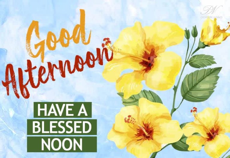 Good Afternoon Wishes