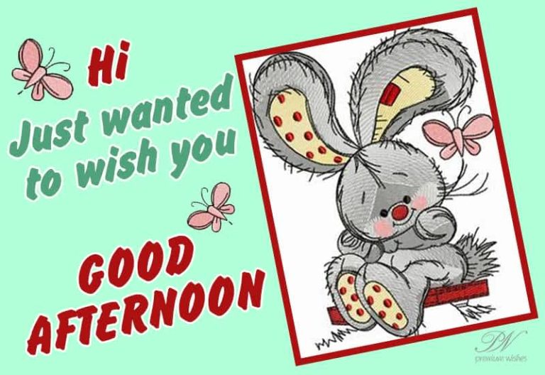 Good Afternoon Wishes