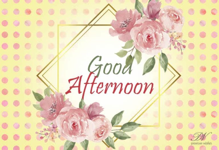 Good Afternoon Wishes