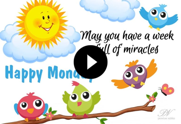 Monday Good Morning Video – Happy Monday Greetings – Happy Monday Wishes
