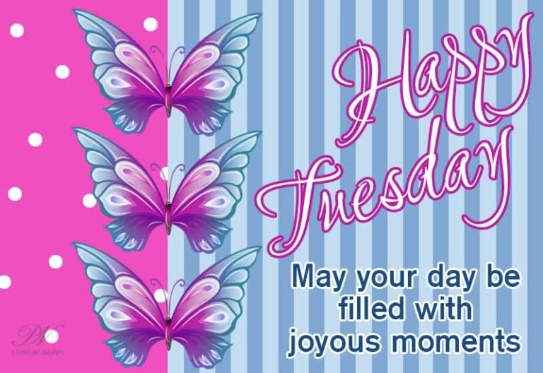 Happy Tuesday – May your day be filled with joyous and happy moments Happy Tuesday – May your day be filled with joyous and happy moments