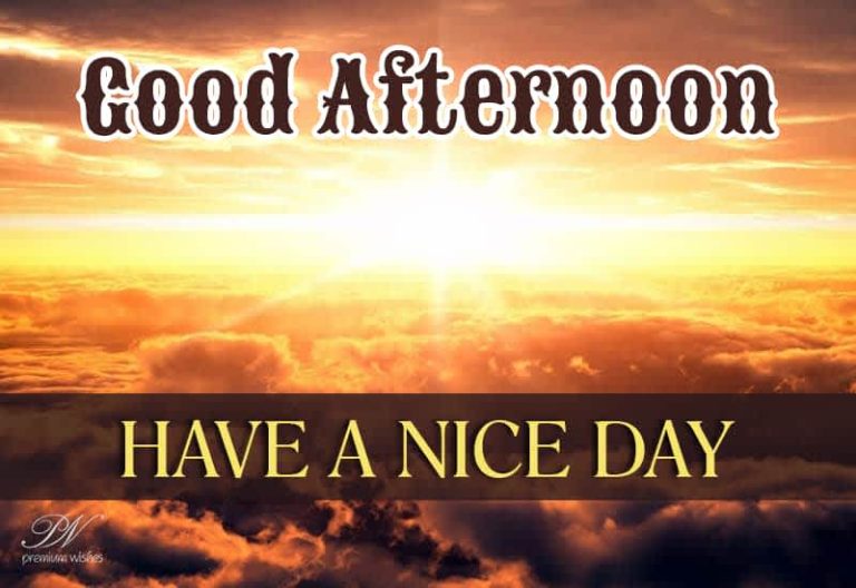 Good Afternoon Wishes
