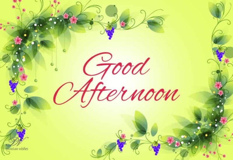 Good Afternoon Wishes