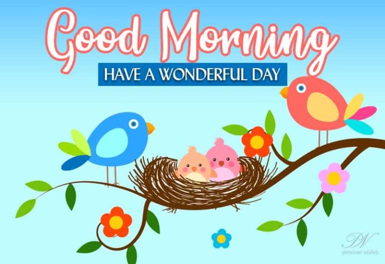 Good Morning – Have a wonderful day and be in peace