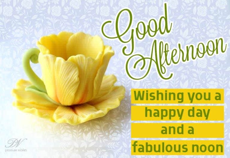 Good Afternoon Wishing you a happy day and fabulous noon