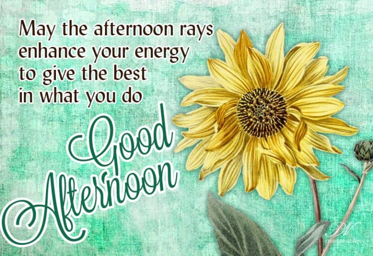 Good Afternoon Wishes