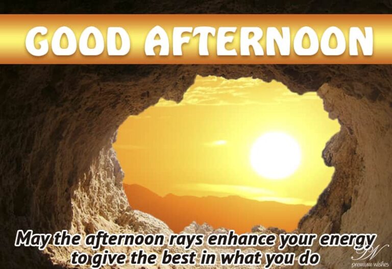 Good Afternoon Wishes