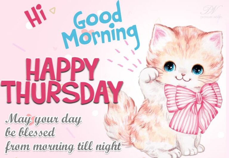 May your day be blessed from morning till night – Good Night – Happy Thursday