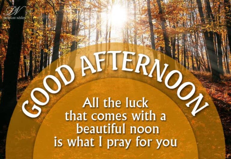 Good Afternoon Wishes