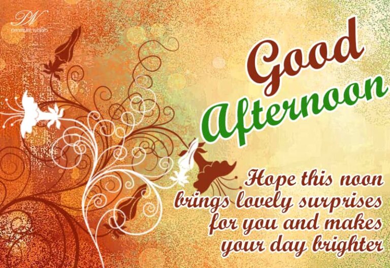 Good Afternoon Wishes