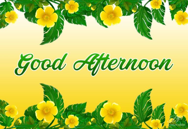 Good Afternoon Wishes