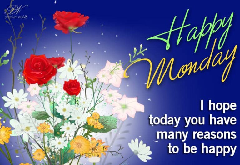 Happy Monday – I hope today you have many reasons to be happy