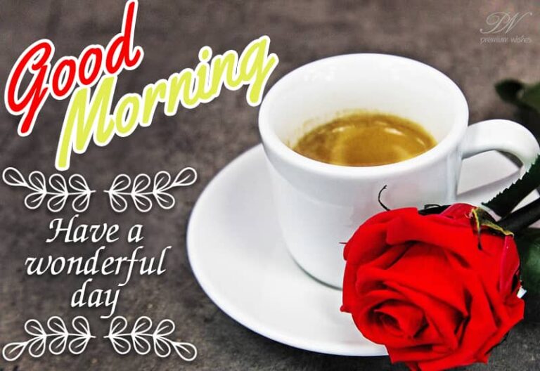 Good Morning – Have a wonderful day friends