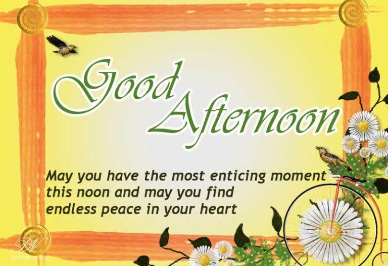 Good Afternoon Wishes