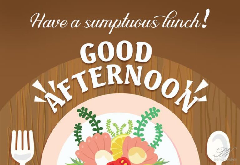 Good Afternoon Wishes