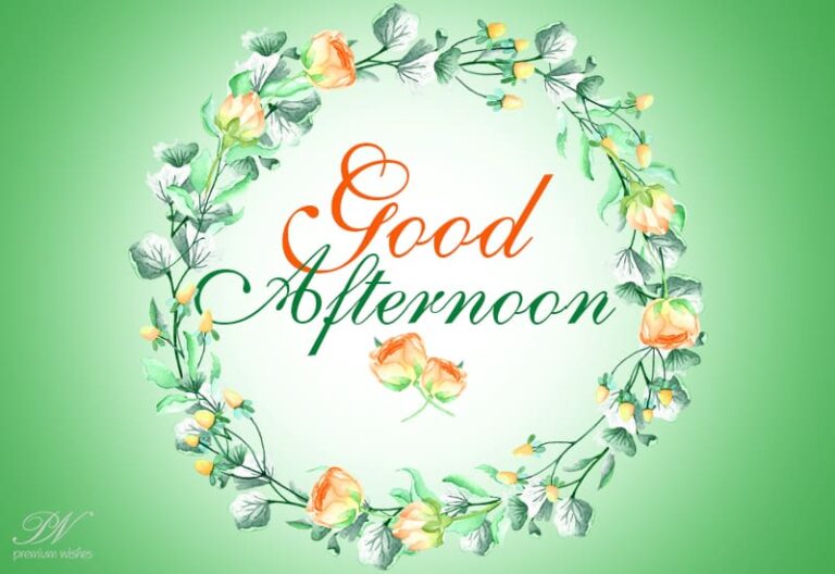 Good Afternoon Wishes