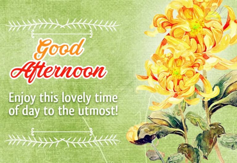 Good Afternoon Wishes