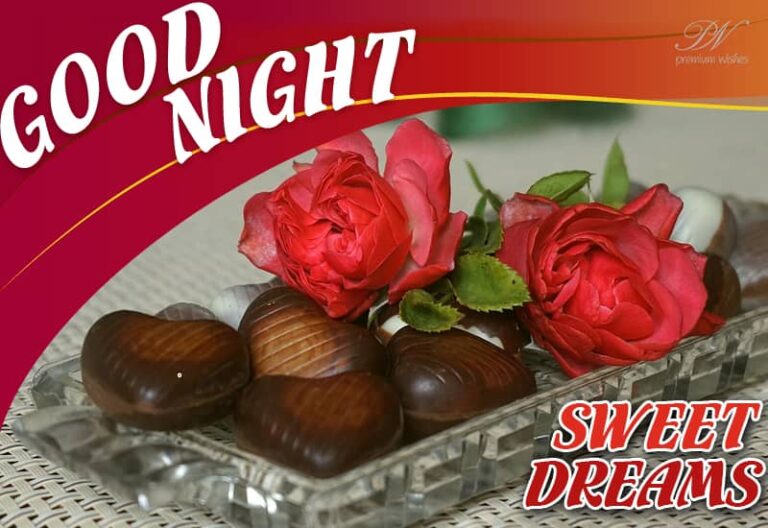 Good Night – Chocolates and roses to make your night sweet and lovely