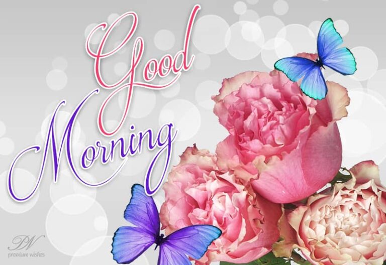 Good Morning – Flowers To Brighten Your Beginning