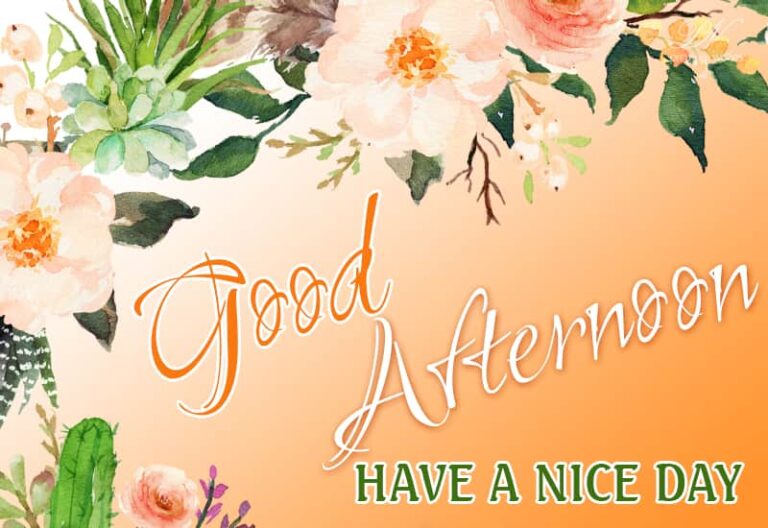 Good Afternoon Wishes