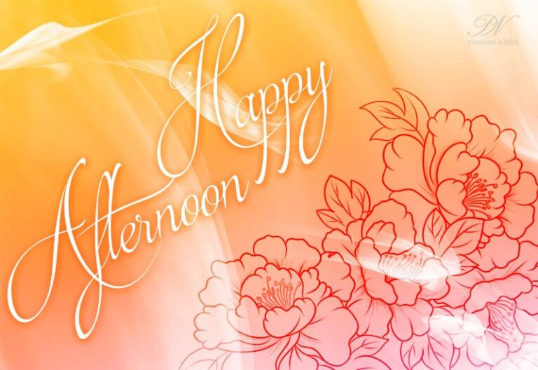 Good Afternoon Wishes