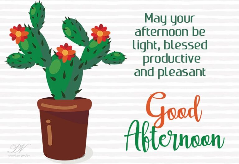 Good Afternoon Wishes