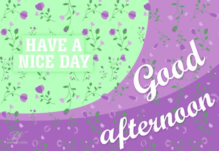 Good Afternoon Wishes