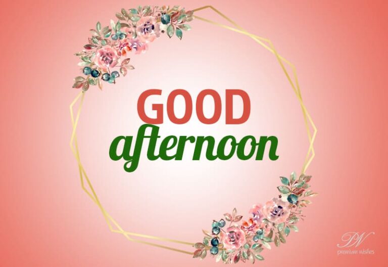 Good Afternoon Wishes