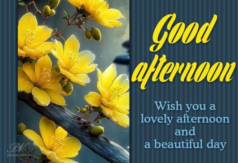 Good Afternoon Wishes