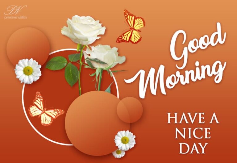 Good Morning – Have a nice day