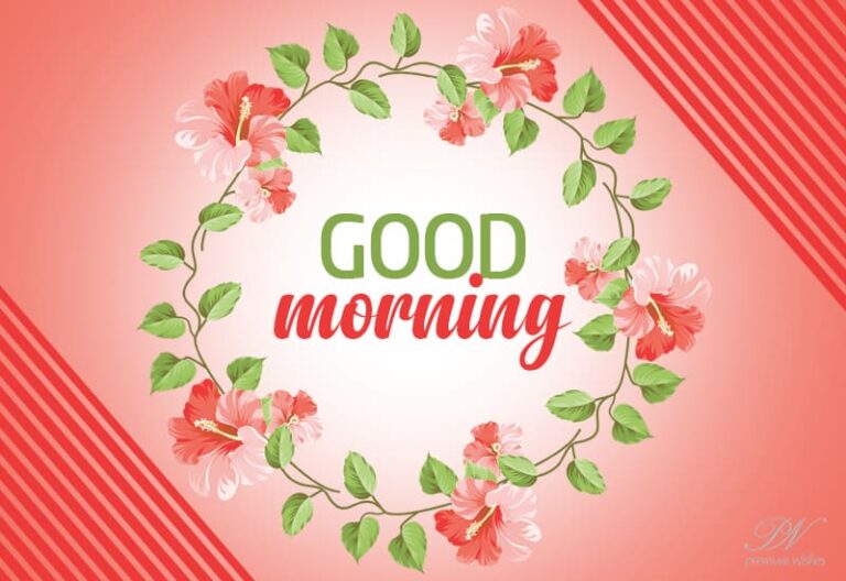 Good Morning Friends – Wishing you have a lovely day