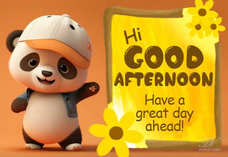 Good Afternoon Wishes