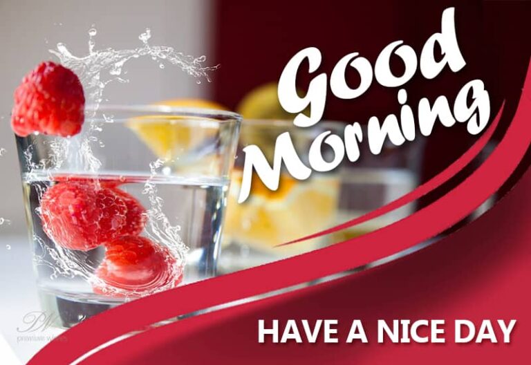 Good Morning – Have the nicest day ahead