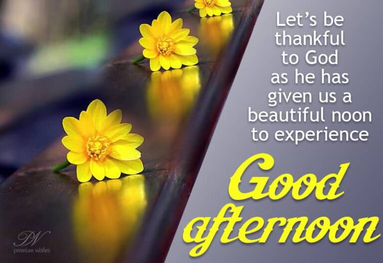Good Afternoon Wishes