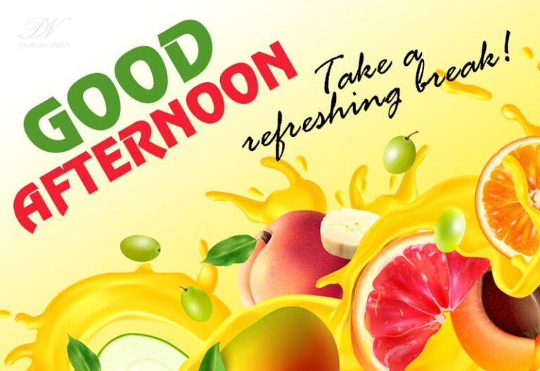 Good Afternoon Wishes