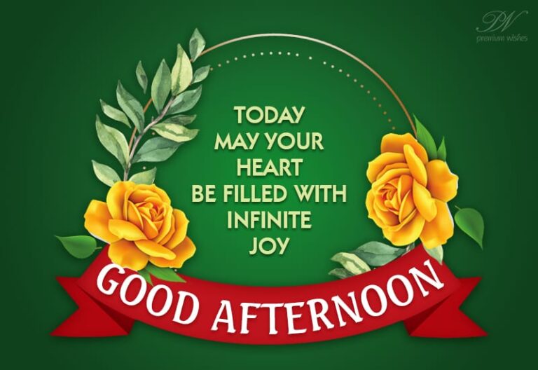 Good Afternoon Wishes