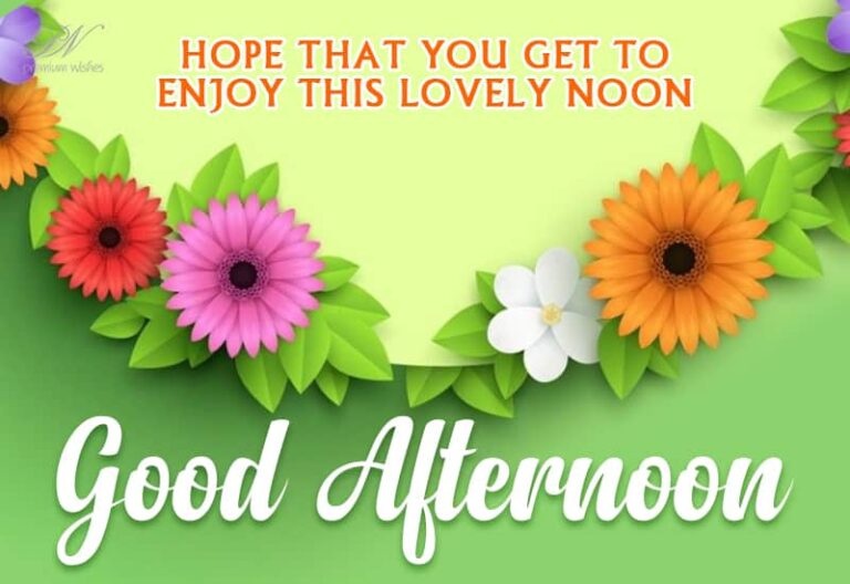 Good Afternoon Wishes