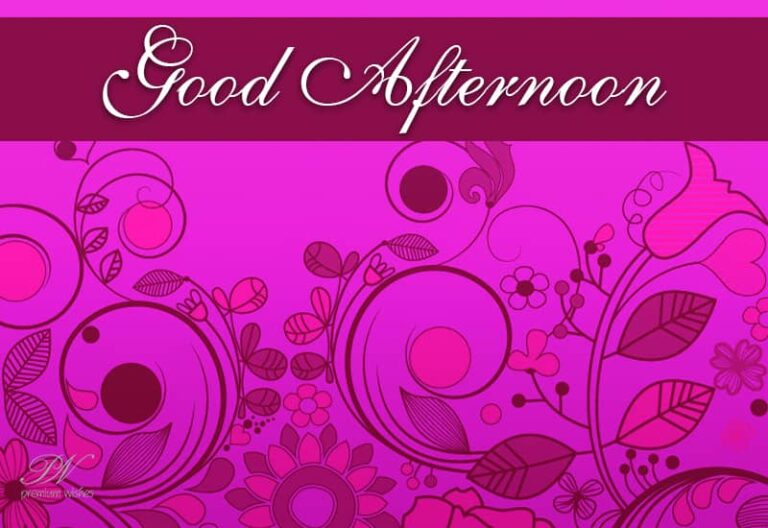 Good Afternoon Wishes