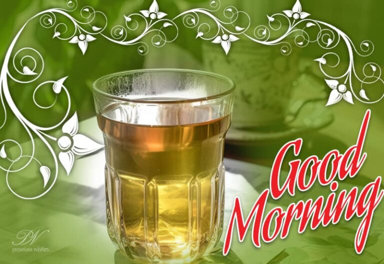 Good Morning – Re-freshen and enjoy your drink