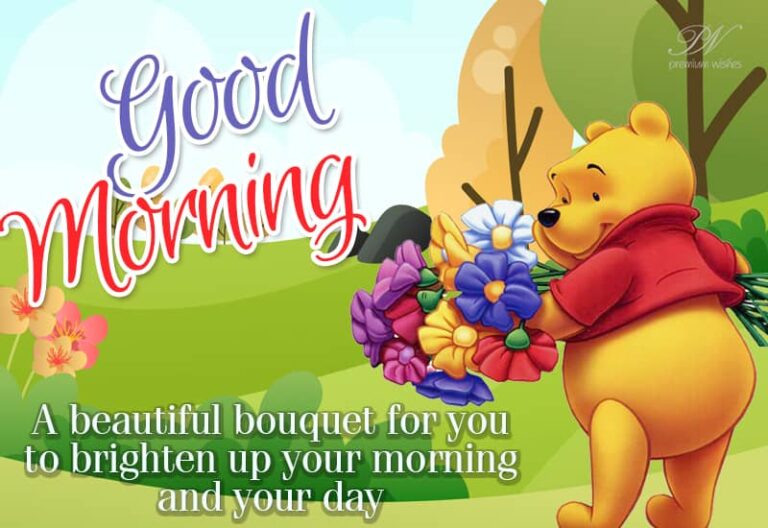 Good Morning – A beautiful bouquet for you to brighten up your morning and your day