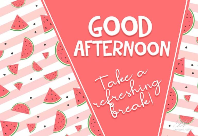 Good Afternoon Wishes