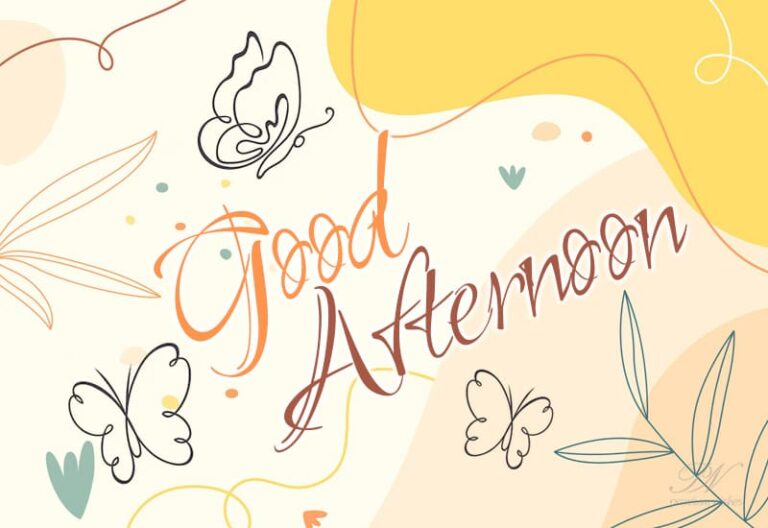 Good Afternoon Wishes
