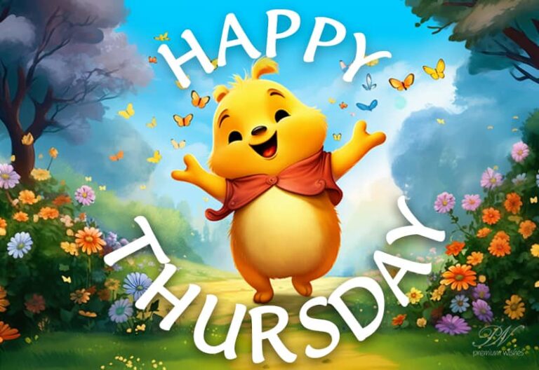 Happy Thursday – Enjoy the day to the fullest – Smile and Be Happy