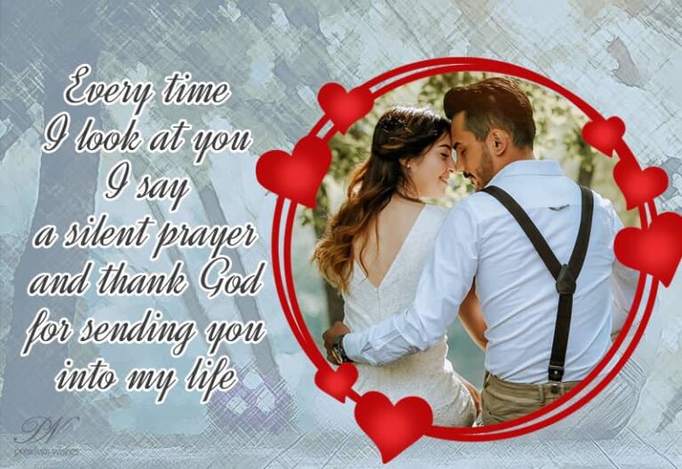 Thank God for sending you into my life