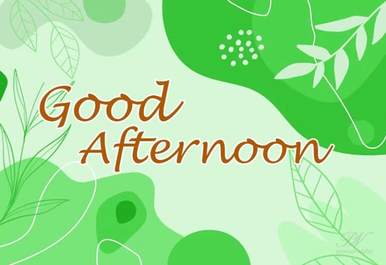 Good Afternoon Wishes