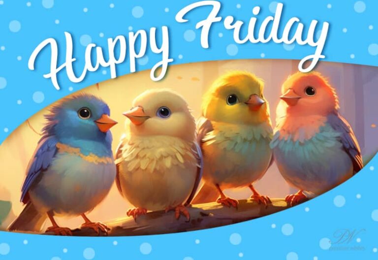 Weekends would be less if Friday didn’t exist. Happy Friday, everyone!