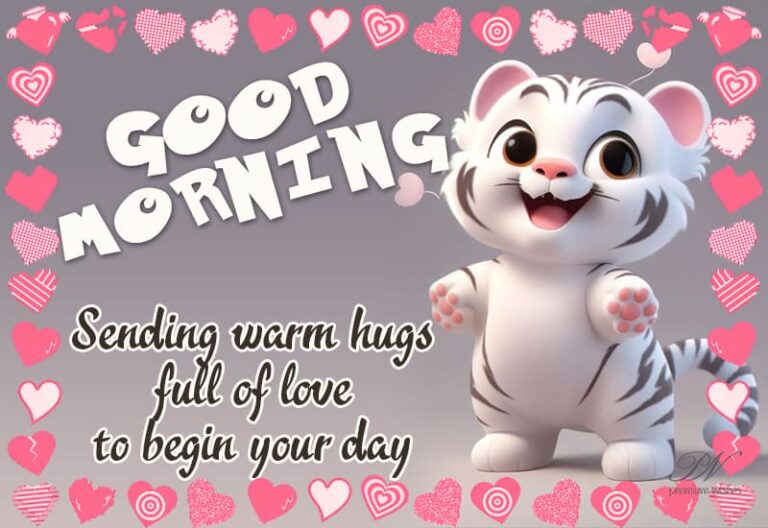Good Morning Sending Warm Hugs full of love to begin your day